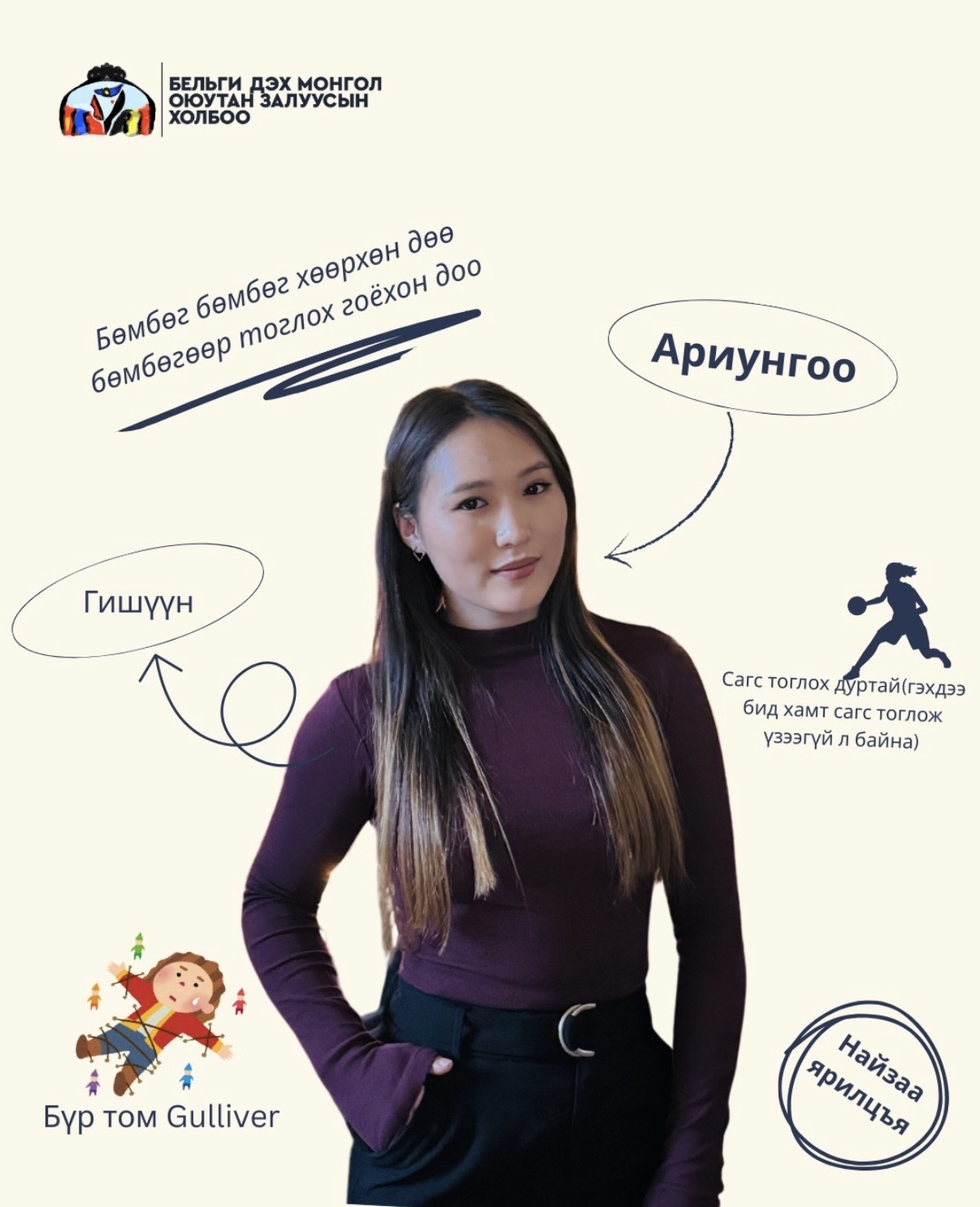 Ө. Ариунгоо — Гишүүн
